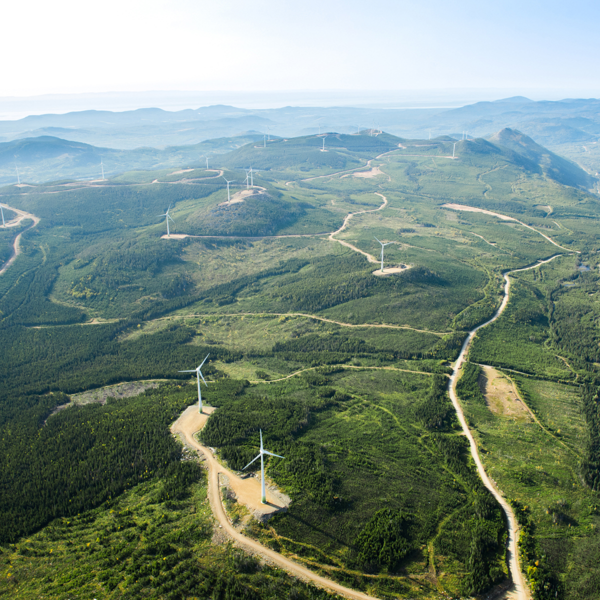 Projet éolien Des Neiges Secteur Charlevoix à BaieSaintPaul et à
